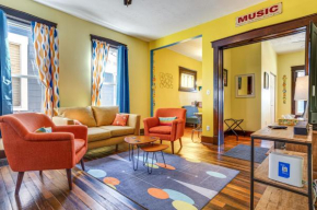 Retro-Inspired Indy Home Walk to Fountain Square!